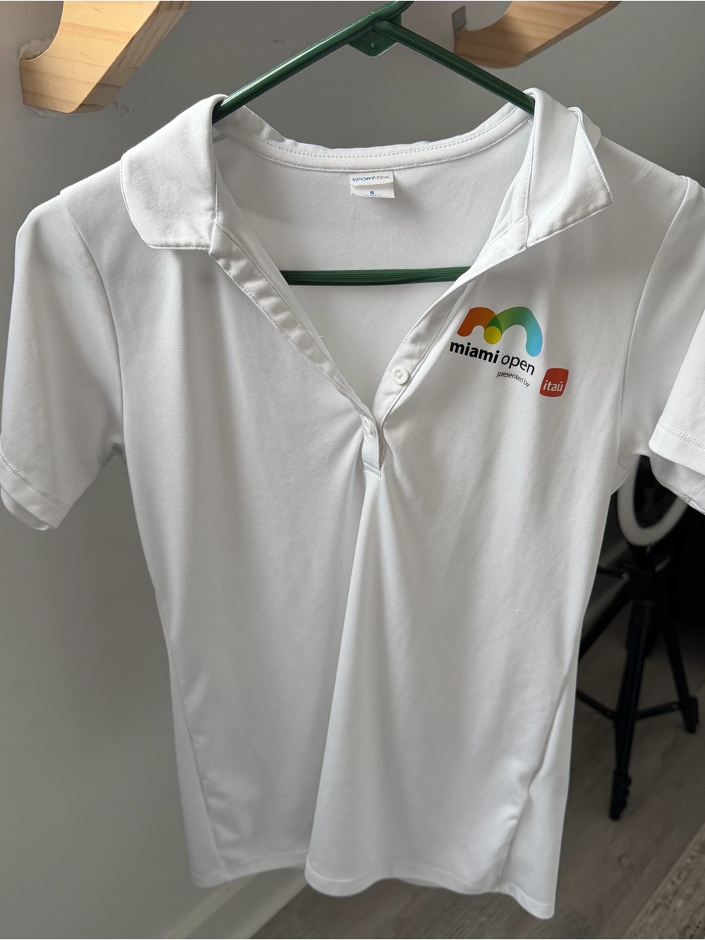 White Miami Open polo 🎾